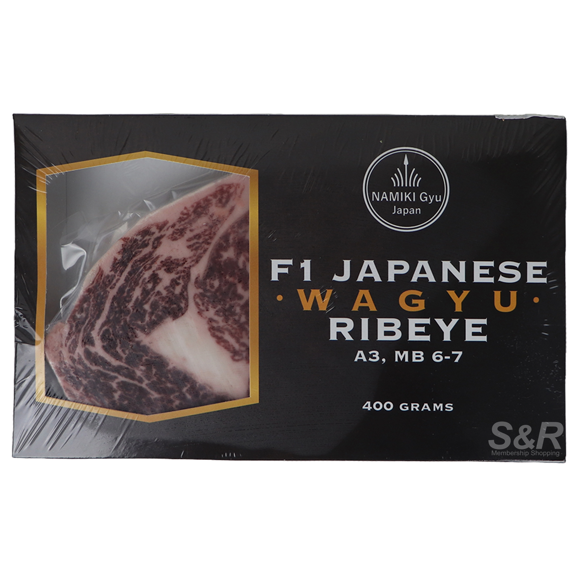 Namiki Gyu F1 Japanese Wagyu Ribeye A3, MB 6-7 400g Namiki Gyu F1 Japanese Wagyu Ribeye A3, MB 6-7 400g